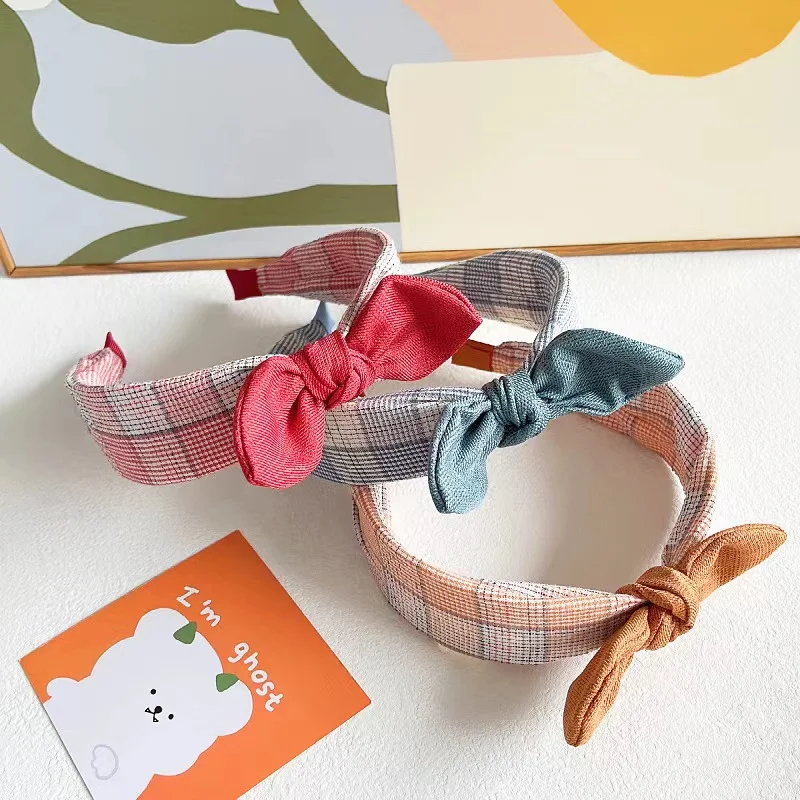 10Pcs/Lot New Women Soft Color Plaid Print Headbands Vintage Cross Bowknot Hairbands Girls Rabbit Ear Hair Hoop Hair Accessories
10Pcs/Lot New Women Soft Color Plaid Print Headbands Vintage Cross Bowknot Hairbands Girls Rabbit Ear Hair Hoop Hair Accessories