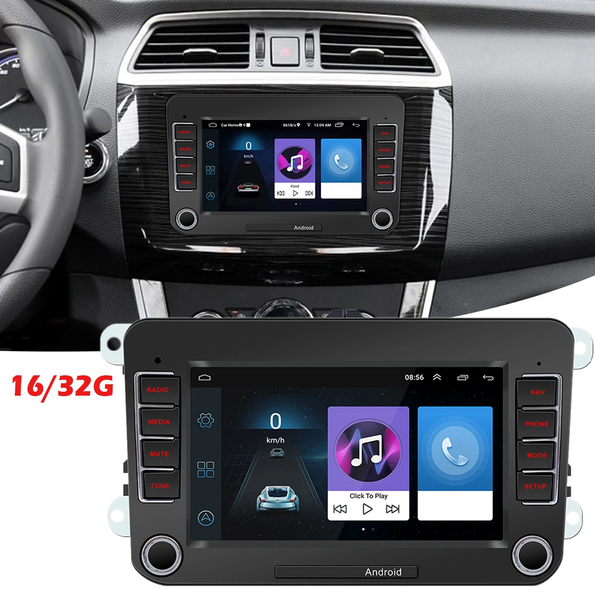 Автомобильный радиоприемник Android 11, беспроводной монитор CarPlay с сенсорным экраном 7 дюймов для VW, Bluetooth, громкой связи, аудио, стерео, GPS, камер...
Автомобильный радиоприемник Android 11, беспроводной монитор CarPlay с сенсорным экраном 7 дюймов для VW, Bluetooth, громкой связи, аудио, стерео, GPS, камер...
