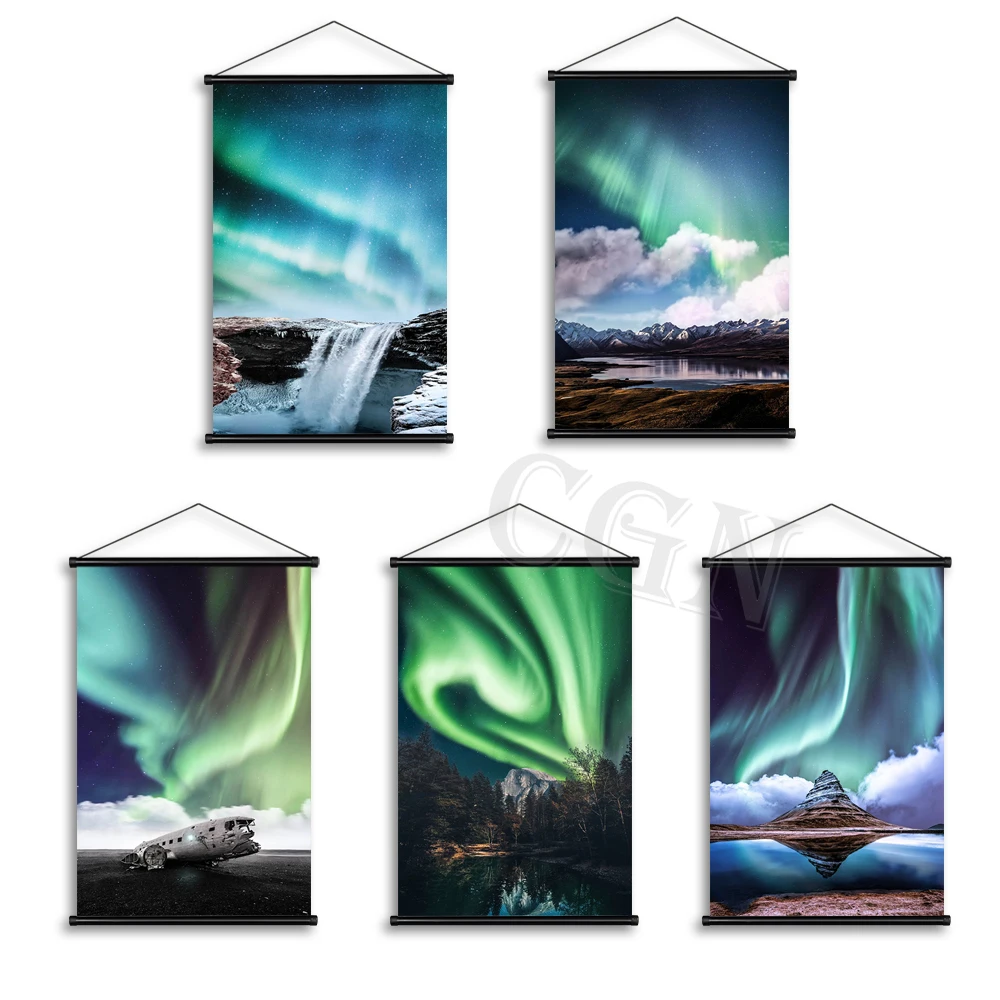 Wall Art Landscape Colorful Aurora Print Scene Light Canvas Painting Poster Hanging Scrolls Mural Pictures Bedroom Home Decor
Wall Art Landscape Colorful Aurora Print Scene Light Canvas Painting Poster Hanging Scrolls Mural Pictures Bedroom Home Decor