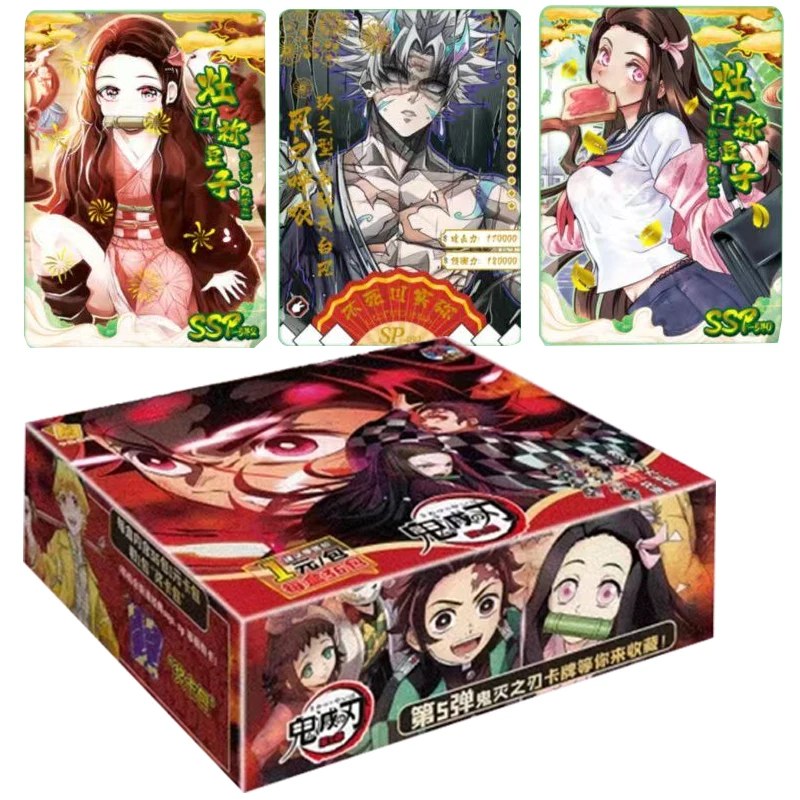 New Japanese Anime Figurescards Demon Slayer Kimetsu No Yaiba Collections Card Game Child Collectibles Hobby For Kids Gife Toys
New Japanese Anime Figurescards Demon Slayer Kimetsu No Yaiba Collections Card Game Child Collectibles Hobby For Kids Gife Toys