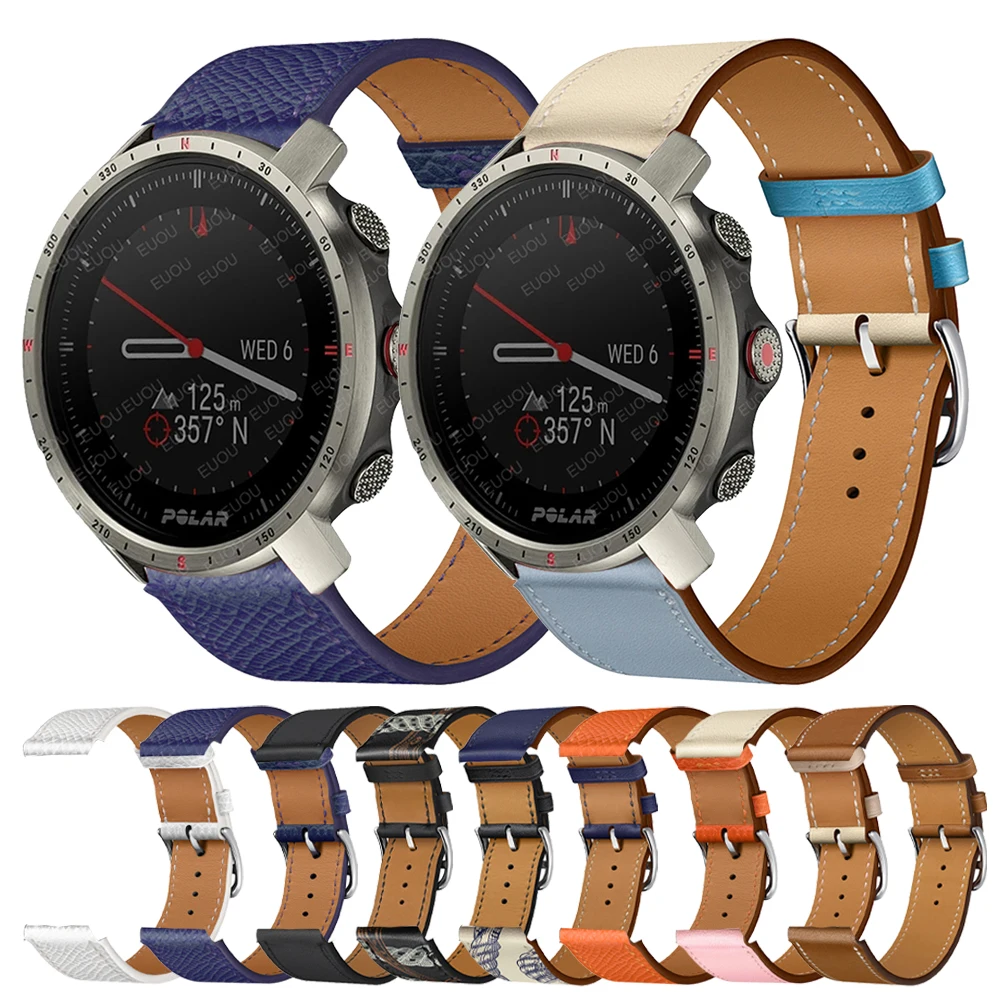 Ремешок кожаный для POLAR IGNITE 2 VANTAGE M2 M / UNITE/ GRIT X, браслет для наручных часов, аксессуары для часов, 20 мм 22 мм
Ремешок кожаный для POLAR IGNITE 2 VANTAGE M2 M / UNITE/ GRIT X, браслет для наручных часов, аксессуары для часов, 20 мм 22 мм