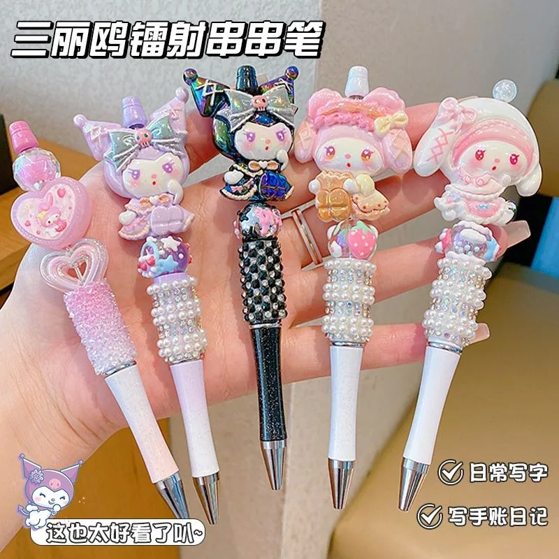 Новинка kawaii Sanrio инновационная кристаллическая блестящая вращающаяся гелевая