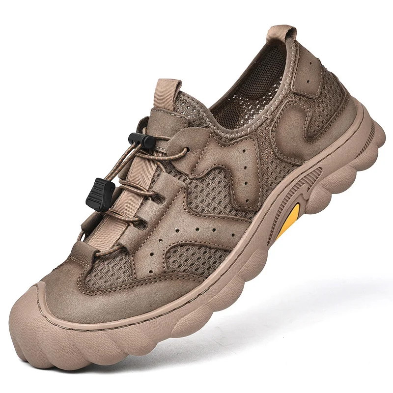 Men's Shoes New Shoes Men's Baotou Beach Shoes Men's Casual Shoes Breathable Mesh Shoes Men
Men's Shoes New Shoes Men's Baotou Beach Shoes Men's Casual Shoes Breathable Mesh Shoes Men