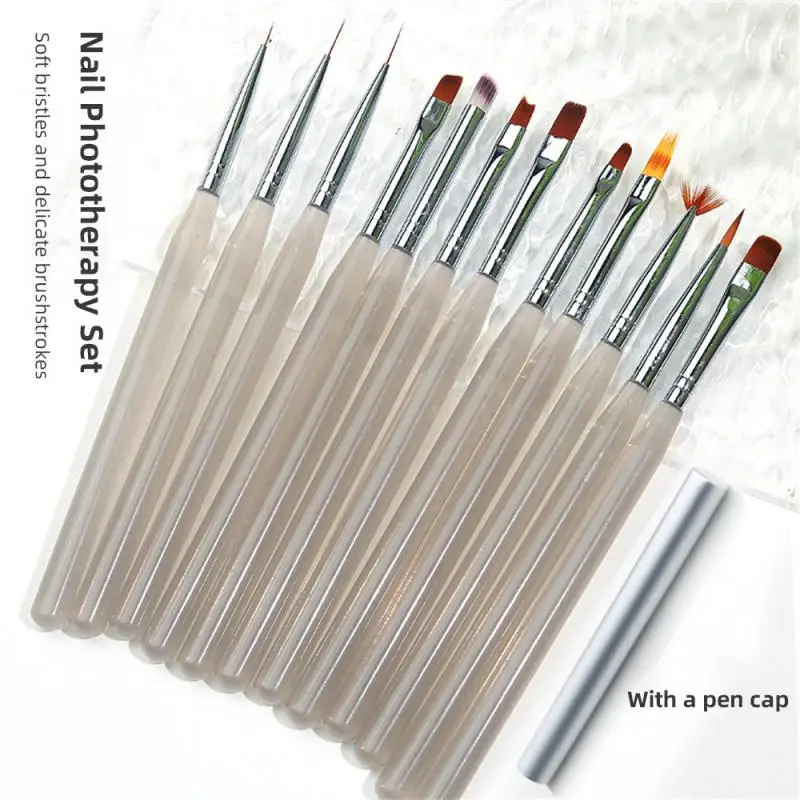 Lace Pen Multifunction Comfortable Soft Smooth No Fading Nail Tool Phototherapy Pen Beauty Gradient Pen Nail Brush Nail Art
Lace Pen Multifunction Comfortable Soft Smooth No Fading Nail Tool Phototherapy Pen Beauty Gradient Pen Nail Brush Nail Art