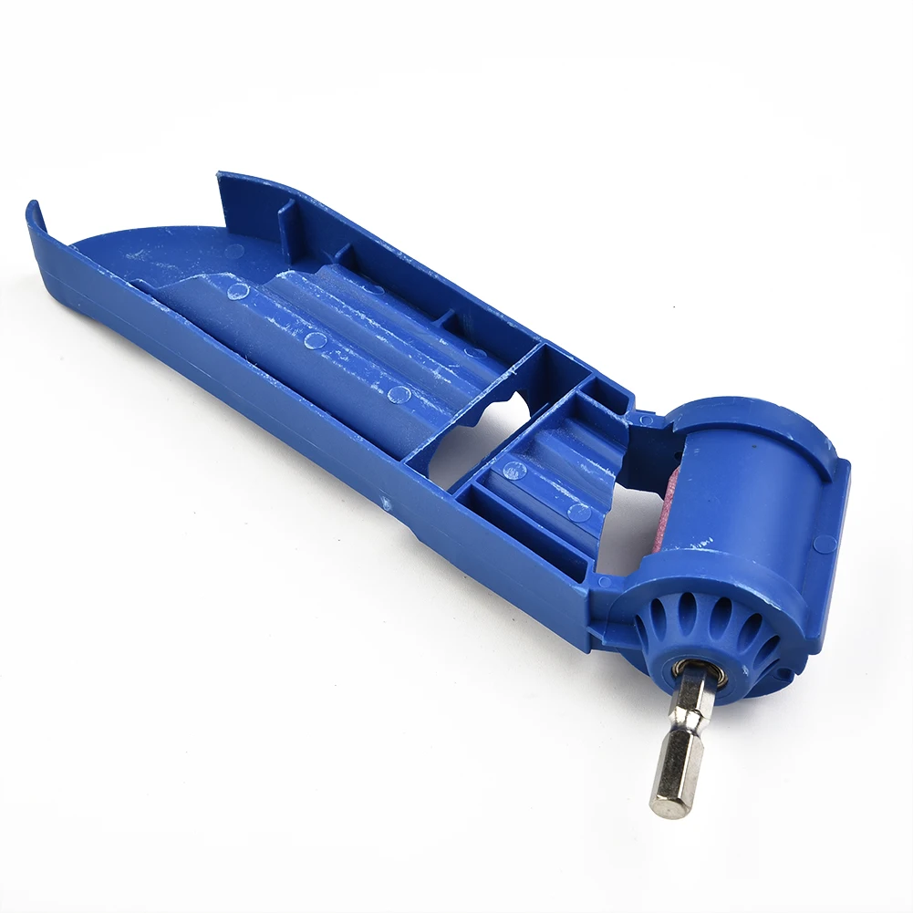 

Portable Drill Bit Sharpener Corundum Grinding Wheel Blue 185 * 40mm Fast Drilling Tapping Grinding Iron Drills Polishing Set