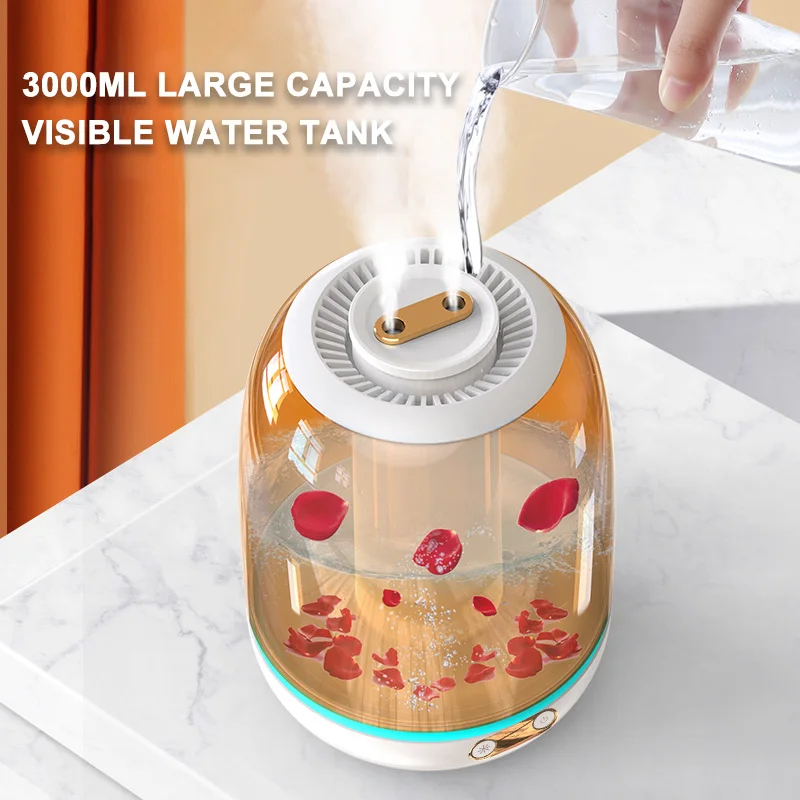 2022 Transparent Humidifier Aroma Diffuser 3.0L Home Humidifier Antibacterial Ultrasonic Air Humidifier large-capacity
2022 Transparent Humidifier Aroma Diffuser 3.0L Home Humidifier Antibacterial Ultrasonic Air Humidifier large-capacity