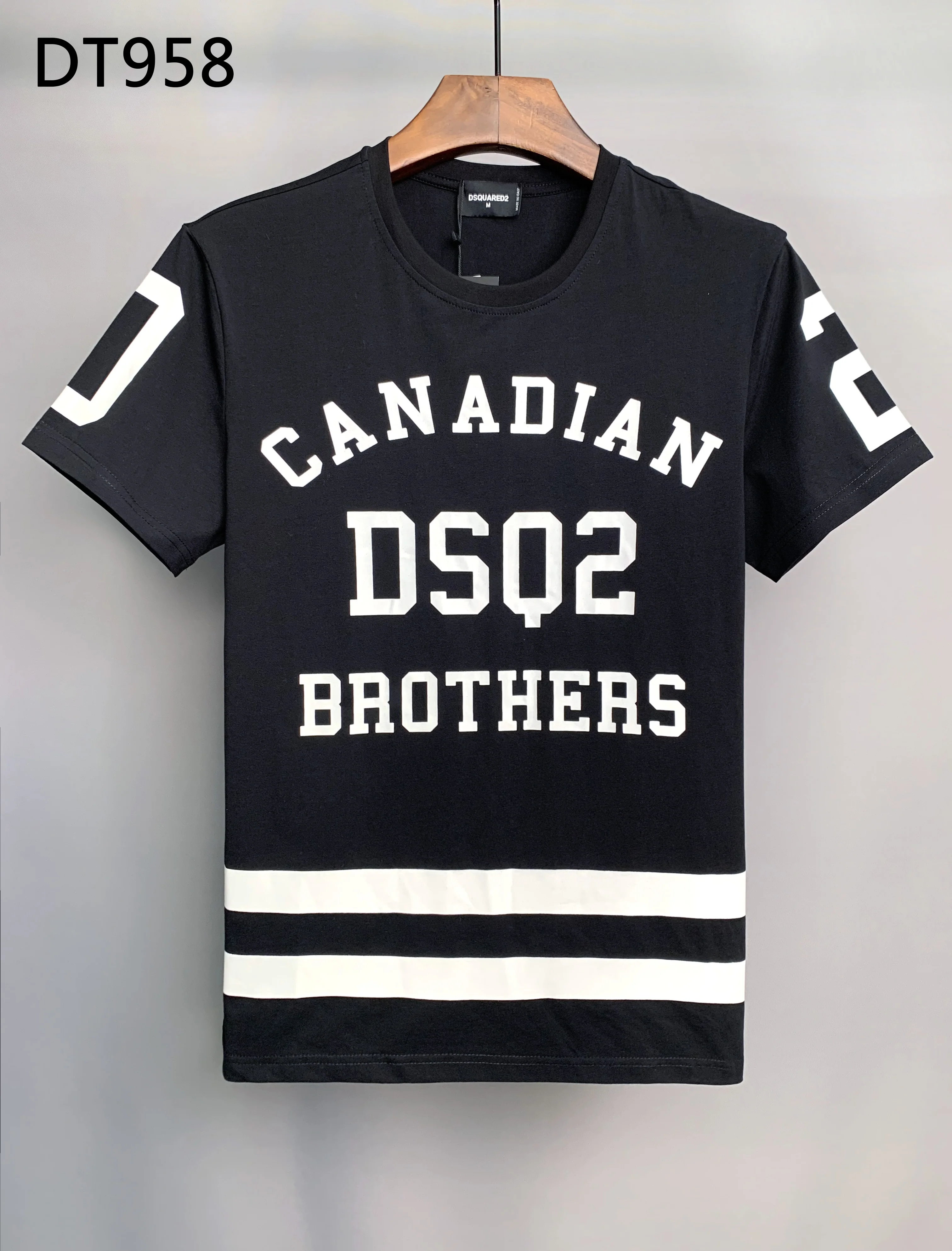 Brand DSQ2 Luxury Men Soft Cotton T-Shirt Embroidery Icon Letter Crew Neck Shirt Hip-Hop Dsquared2 Shirt Tops Big M -XXXL
Brand DSQ2 Luxury Men Soft Cotton T-Shirt Embroidery Icon Letter Crew Neck Shirt Hip-Hop Dsquared2 Shirt Tops Big M -XXXL