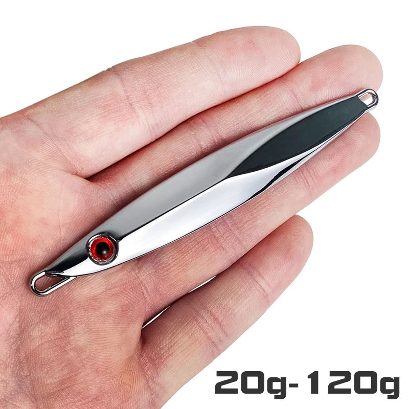 1pc Silver Color Sea Fishing Bait 20g 30g 40g 60g 80g 100g 120g Jigging Lure Metal Fishing Lure Saltwater Lures
1pc Silver Color Sea Fishing Bait 20g 30g 40g 60g 80g 100g 120g Jigging Lure Metal Fishing Lure Saltwater Lures