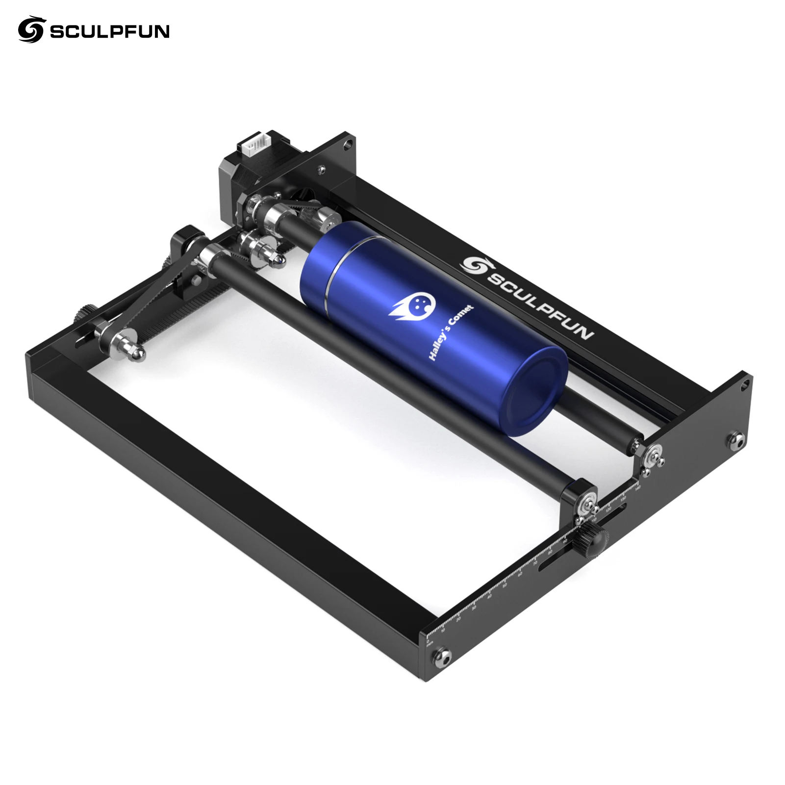 SCULPFUN Laser Rotary Roller Laser Engraver Y-axis Roller 360° Rotating for 6-150mm Engraving Diameter for Cylindrical Objects
SCULPFUN Laser Rotary Roller Laser Engraver Y-axis Roller 360° Rotating for 6-150mm Engraving Diameter for Cylindrical Objects