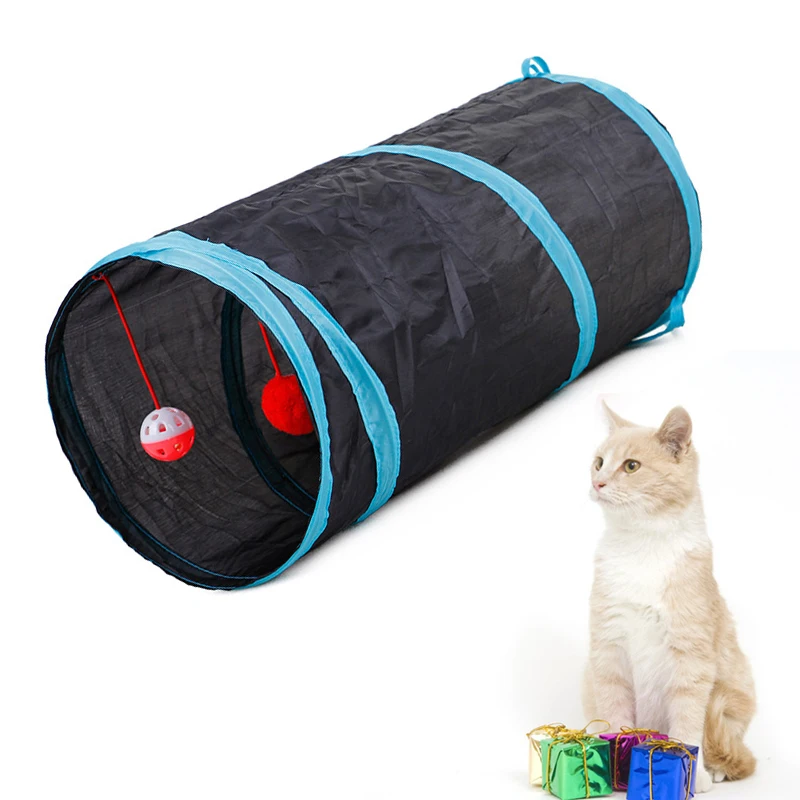 Foldable Pet Tunnel For Cat Kitten Play Multiple Color 50x25cm 2 Holes Play Tube Funny Long Tunnel Kitten Toy Pet Supply
Foldable Pet Tunnel For Cat Kitten Play Multiple Color 50x25cm 2 Holes Play Tube Funny Long Tunnel Kitten Toy Pet Supply