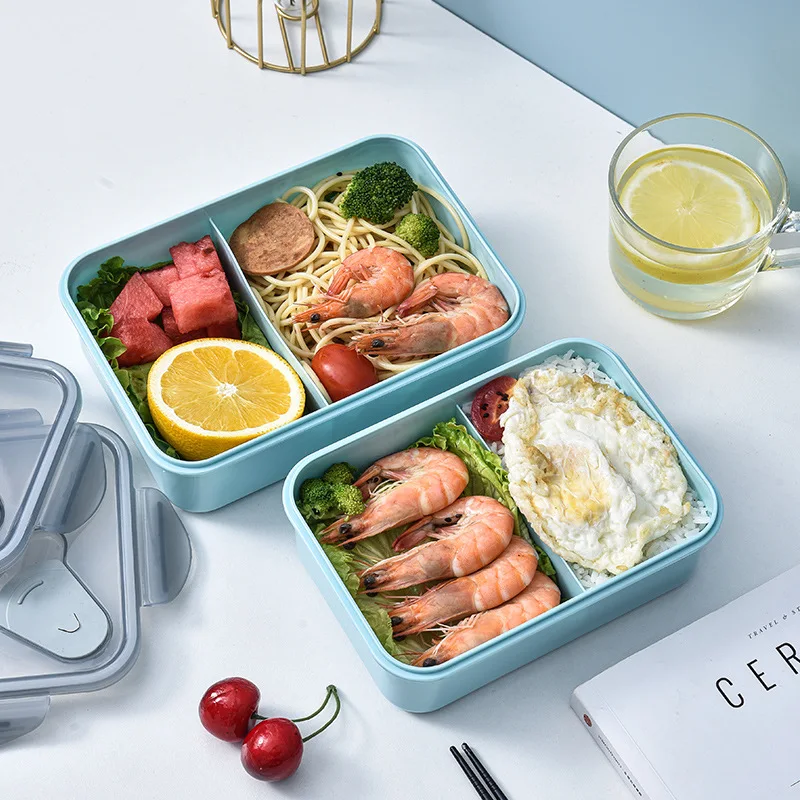 Large-capacity Lunch Box Double Layer Rectangular Simple Compartmentalized Student Sealed Leak-proof Microwave Heating Bento Box
Large-capacity Lunch Box Double Layer Rectangular Simple Compartmentalized Student Sealed Leak-proof Microwave Heating Bento Box