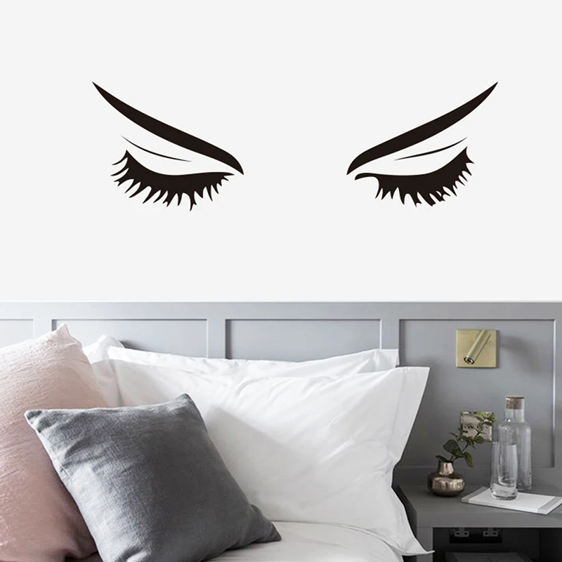 Pretty Eyelashes Wall Stickers For Girl Room Living Room Decorations Home Wallpaper Mural Art Decals Stickers Beauty Salon Decor
Pretty Eyelashes Wall Stickers For Girl Room Living Room Decorations Home Wallpaper Mural Art Decals Stickers Beauty Salon Decor