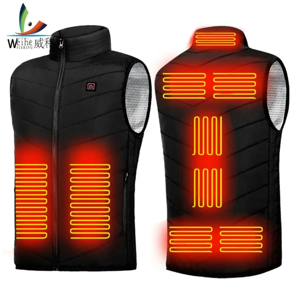 Intelligent Headed Waistcoat Men Women USB Electric Smart Heating Vest Zipper 9 Areas Zone for Outdoor Hunting for Sports Hiking
Intelligent Headed Waistcoat Men Women USB Electric Smart Heating Vest Zipper 9 Areas Zone for Outdoor Hunting for Sports Hiking