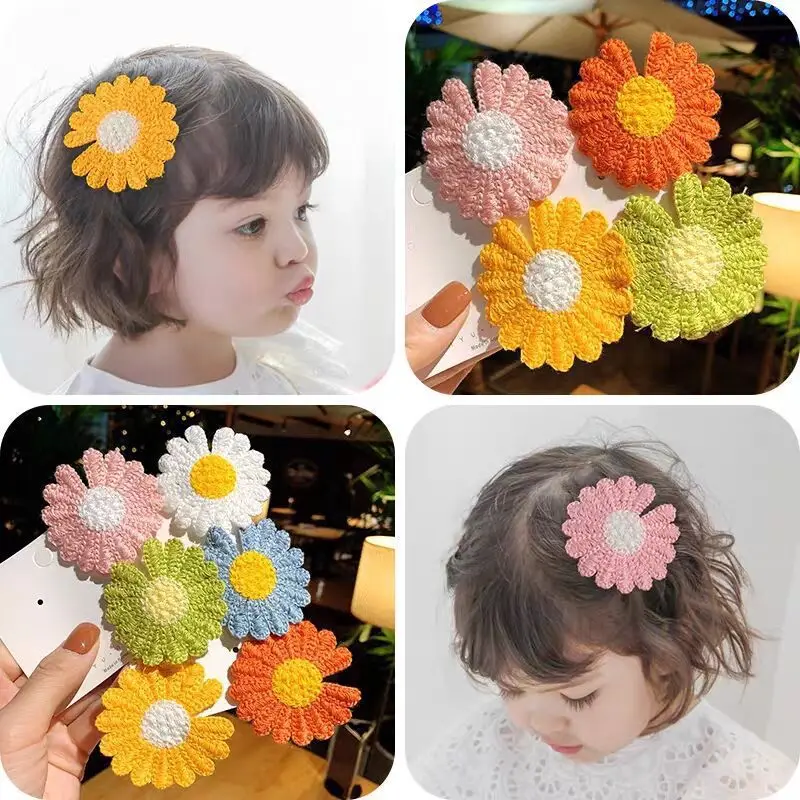 1 Pc Korean Wool Knitting Hairpins Cute Girl Side Clips Flower BB Clip Hairpin Headdress Barrettes Bobby Pin Hair Accessories
1 Pc Korean Wool Knitting Hairpins Cute Girl Side Clips Flower BB Clip Hairpin Headdress Barrettes Bobby Pin Hair Accessories