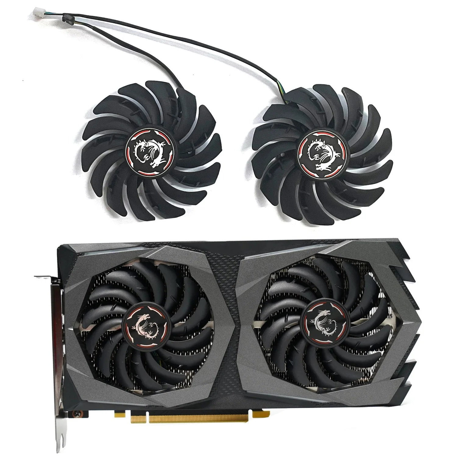 2pcs 87mmn 4pin DC 12V 0.4A PLD09210S12HH RTX2060 2060S GPU Cooler For MSI RTX 2060 2060S GAMING Z/X Magic Dragon Graphics Fan
2pcs 87mmn 4pin DC 12V 0.4A PLD09210S12HH RTX2060 2060S GPU Cooler For MSI RTX 2060 2060S GAMING Z/X Magic Dragon Graphics Fan