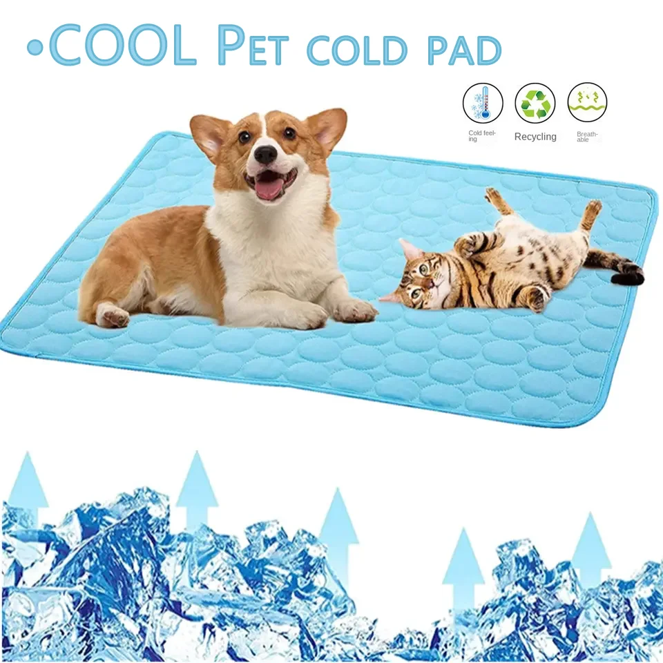 Pet Ice Silk Pad Washable Breathable Dogs Cats Summer Ice Silk Pet Cooling Mat Blanket Summer Breathable Ice Pad Cooling Pet Bed
Pet Ice Silk Pad Washable Breathable Dogs Cats Summer Ice Silk Pet Cooling Mat Blanket Summer Breathable Ice Pad Cooling Pet Bed