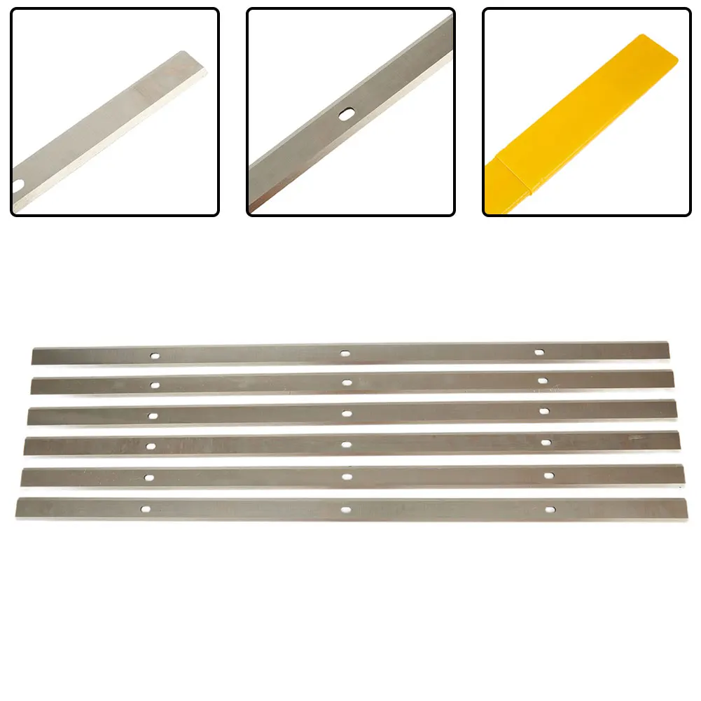 Woodworking Planer Blades HSS High Speed Steel Parts 6pcs Accessories Double Edge Portable Set Tool 13\"-1/2\"
Woodworking Planer Blades HSS High Speed Steel Parts 6pcs Accessories Double Edge Portable Set Tool 13\"-1/2\"
