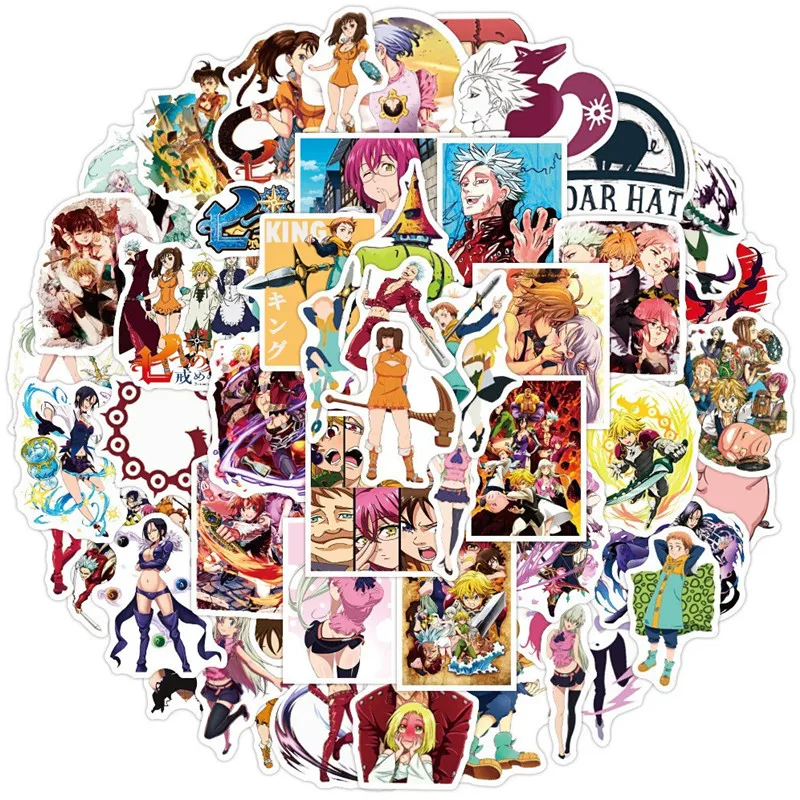 10/50Pcs Anime Seven Deadly Sins Stickers Skateboard Laptop Phone Bike Car Luggage Cool Waterproof Toy Sticker for Kids 
10/50Pcs Anime Seven Deadly Sins Stickers Skateboard Laptop Phone Bike Car Luggage Cool Waterproof Toy Sticker for Kids