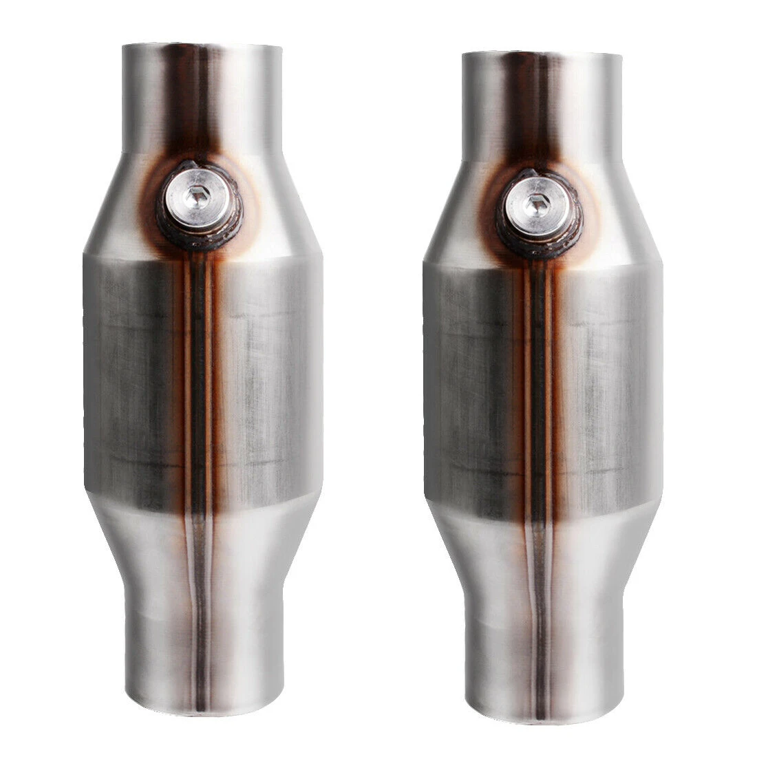 2Pcs 2.5inch Spun Universal Catalytic Converter High Flow Stainless Steel 425250 Exha
2Pcs 2.5inch Spun Universal Catalytic Converter High Flow Stainless Steel 425250 Exha