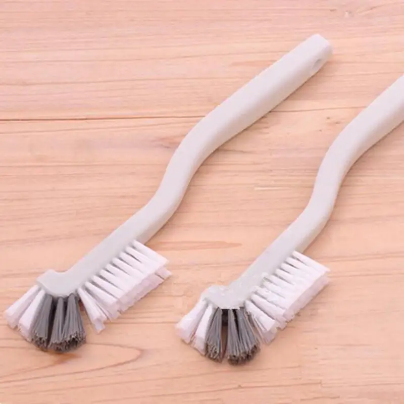 

1PC Bathroom Cleaning Accessories Portable Brush Corner Brush Bending Handle Scrubber Curved Kitchen Tool Kitchen Cleaning Brush