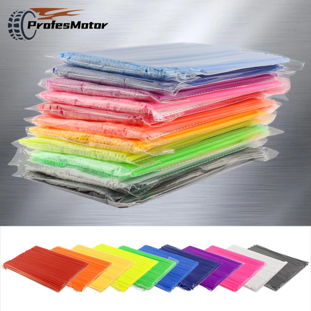 Motorcycle Wheel Spoked Protector Wraps Rims Skin Trim Covers Pipe 72Pcs 11 Colors For Motocross Bicycle Bike Cool Accessories
Motorcycle Wheel Spoked Protector Wraps Rims Skin Trim Covers Pipe 72Pcs 11 Colors For Motocross Bicycle Bike Cool Accessories