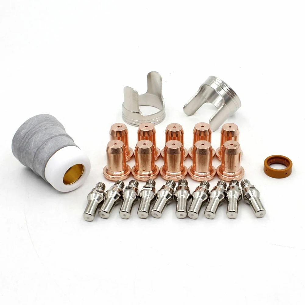 24pc PT-40 IPT-60 PT60 Plasma Torch Electrode Head Guard Cup Holder Vortex Ring 1.1mm Shield Cup Holder Swirl Ring Electrode
24pc PT-40 IPT-60 PT60 Plasma Torch Electrode Head Guard Cup Holder Vortex Ring 1.1mm Shield Cup Holder Swirl Ring Electrode