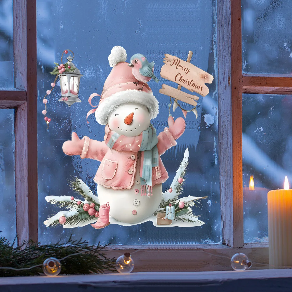 Настенная наклейка Снеговик розовый HonC
Настенная наклейка Снеговик розовый HonC