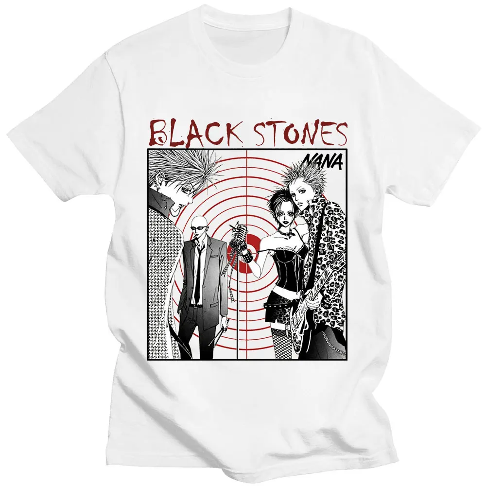 Black Stones Nana Osaki Graphics Print T-shirt Men Aesthetic Hip Hop T-shirts Harajuku Streetwear Pure Cotton Tee Shirt Oversize
Black Stones Nana Osaki Graphics Print T-shirt Men Aesthetic Hip Hop T-shirts Harajuku Streetwear Pure Cotton Tee Shirt Oversize