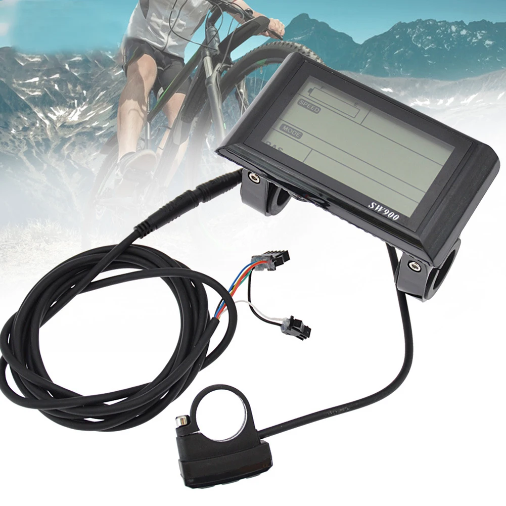 Brand New Durable Practical LCD S900 Display Speed Control 24/36/48V ABS E-Bike Electric Bicycle Light Plug Meter
Brand New Durable Practical LCD S900 Display Speed Control 24/36/48V ABS E-Bike Electric Bicycle Light Plug Meter