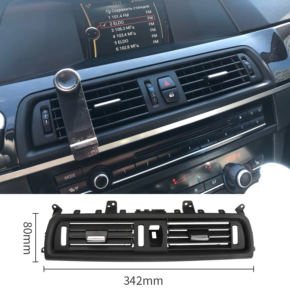 

Quality LHD RHD Chrome Air Conditioning AC Vent Grille Outlet Cover For BMW 5 Series F10 F11 520 521 523 525 528 530