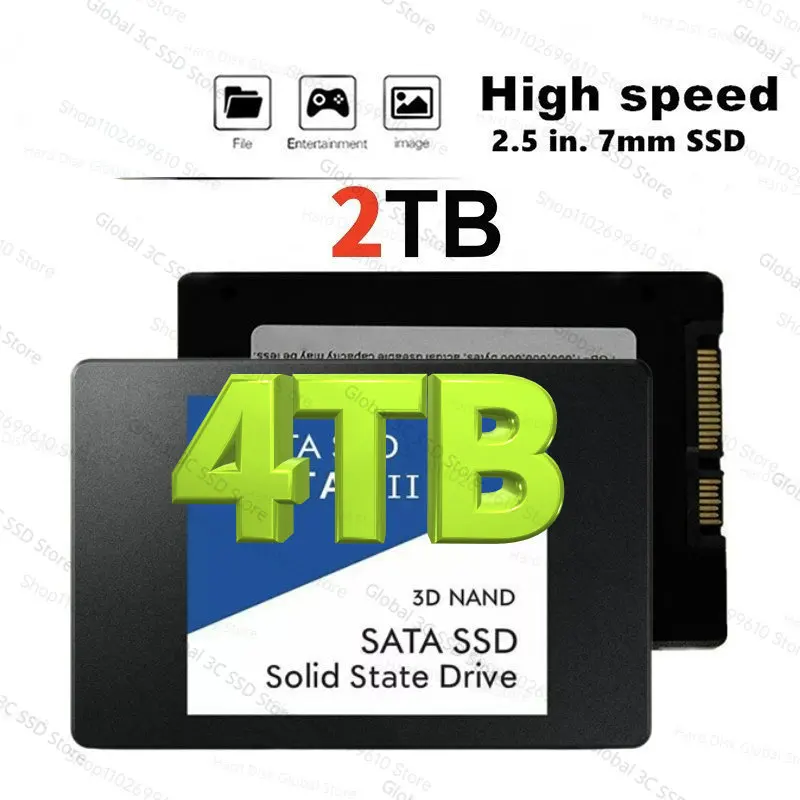 100% Original High Speed Sata3 Ssd 1TB 2TB Hdd 2.5 Hard Disk 2.5 " Internal Solid State Drive Disco duro
100% Original High Speed Sata3 Ssd 1TB 2TB Hdd 2.5 Hard Disk 2.5 " Internal Solid State Drive Disco duro