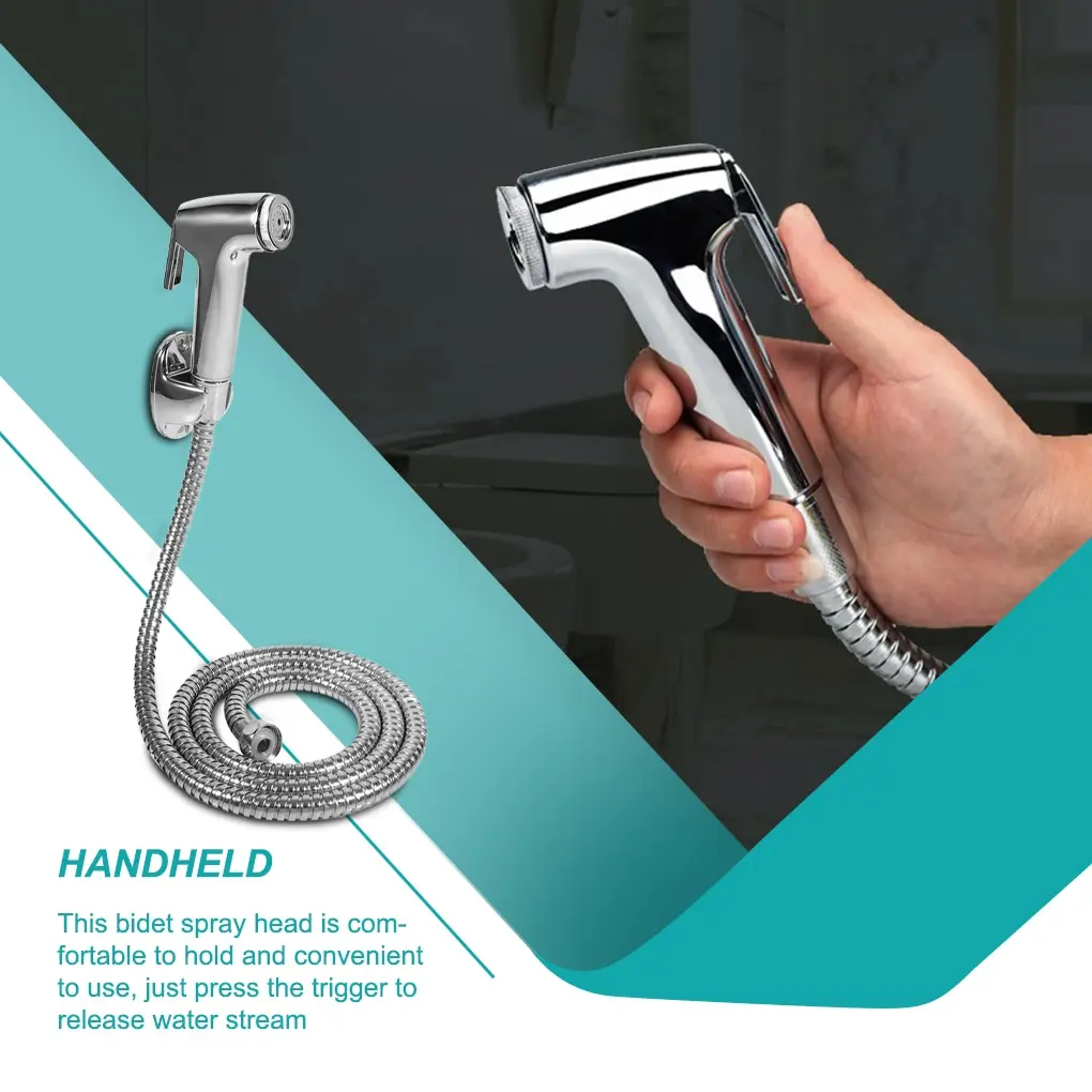 Two function toilet hand bidet faucet bathroom bidet shower sprayer brass T adapter 1.5m hose tank hooked holder easy install
Two function toilet hand bidet faucet bathroom bidet shower sprayer brass T adapter 1.5m hose tank hooked holder easy install