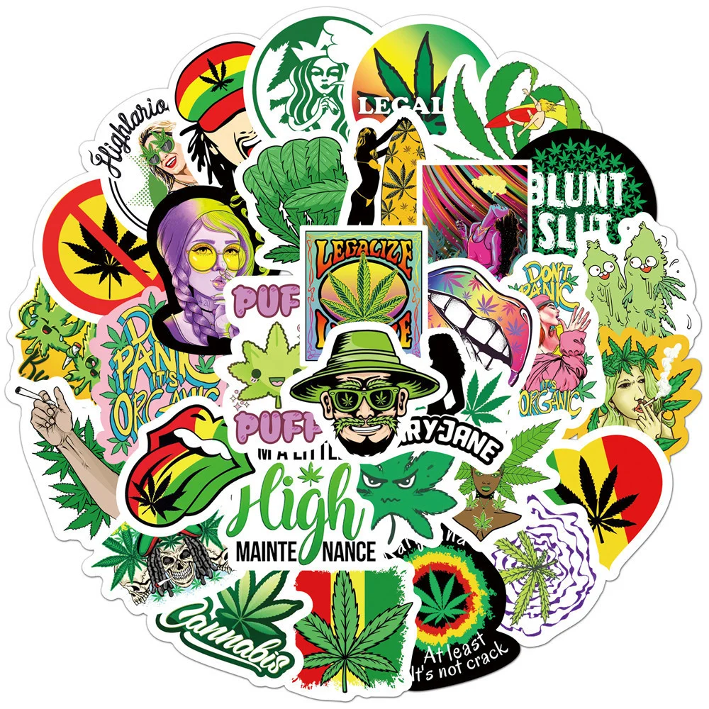 10/30/50PCS Spoof Characters Leaves Smoking Personalized Graffiti Waterproof Sticker Refrigerator Helmet Creative TrendWholesale
10/30/50PCS Spoof Characters Leaves Smoking Personalized Graffiti Waterproof Sticker Refrigerator Helmet Creative TrendWholesale