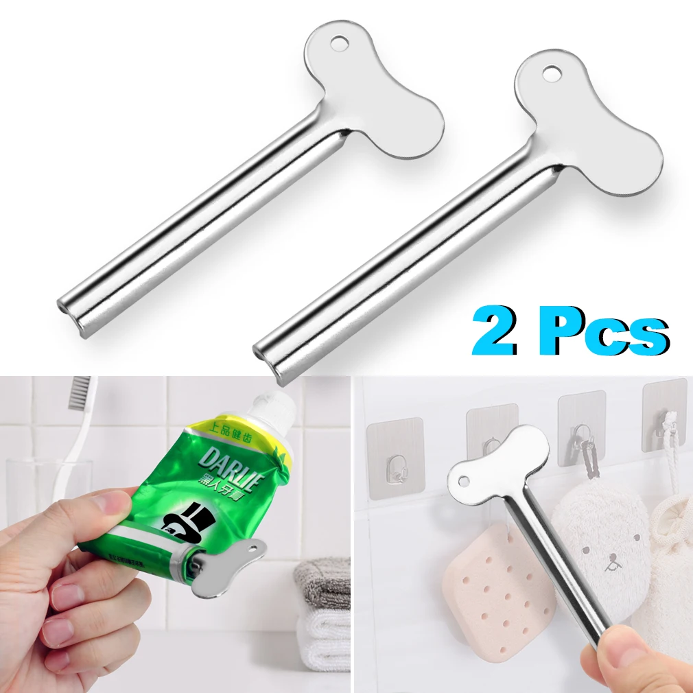 2pcs Toothpaste Squeezer Bathroom Accessories Metal Toothpaste Stainless Steel Facial Cleanser Toothpaste Tube Creams Squeezer
2pcs Toothpaste Squeezer Bathroom Accessories Metal Toothpaste Stainless Steel Facial Cleanser Toothpaste Tube Creams Squeezer