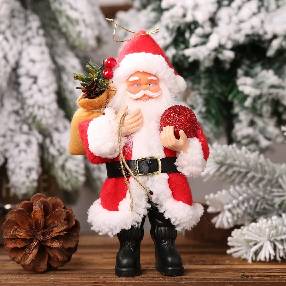 Mini Santa Claus Doll Decorations 2023 Stand Pose Doll Xmas Tree Hanging Pendant For Home Party Fireplace Desktop Decor Resin
Mini Santa Claus Doll Decorations 2023 Stand Pose Doll Xmas Tree Hanging Pendant For Home Party Fireplace Desktop Decor Resin