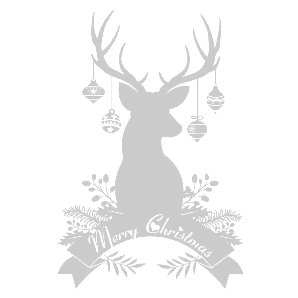 Christmas Wall Sticker Merry Christmas Festive Elk Patterned Removable Mural for Festival Christmas Banquet
Christmas Wall Sticker Merry Christmas Festive Elk Patterned Removable Mural for Festival Christmas Banquet