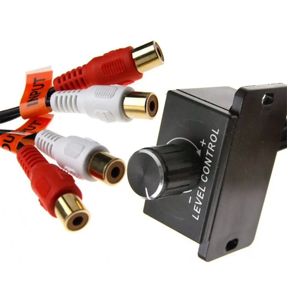 Universal Car Audio Bass RCA Level Remote Volume Control Knob LC-1 Audio Controller Mounting Screws Car Audio Accessories
Universal Car Audio Bass RCA Level Remote Volume Control Knob LC-1 Audio Controller Mounting Screws Car Audio Accessories