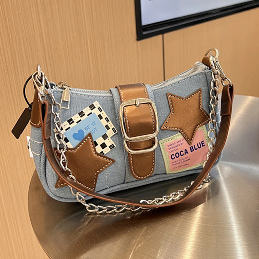 Women Vintage Tote Handbag Y2K Star Tote Bag Fashion Retro Underarm Bag Zipper Casual Girls Satchel Purses
Women Vintage Tote Handbag Y2K Star Tote Bag Fashion Retro Underarm Bag Zipper Casual Girls Satchel Purses