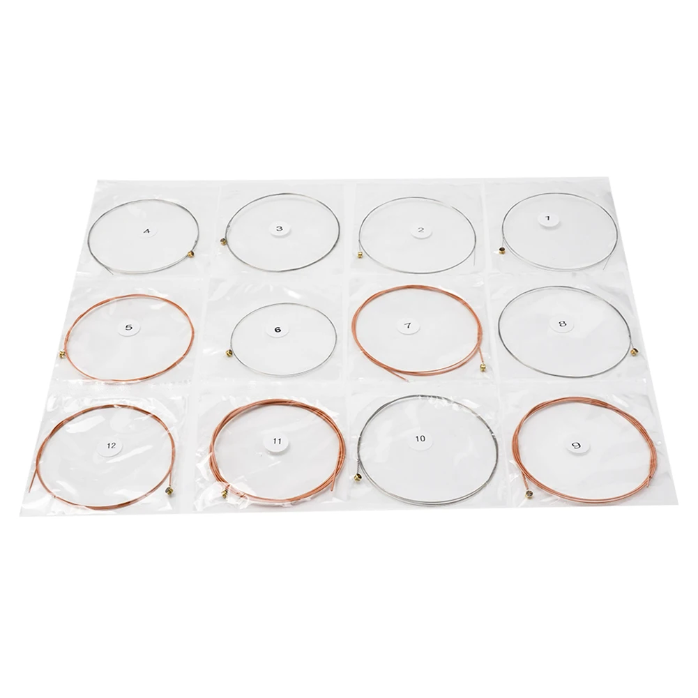Alice A2012 12 Strings Acoustic Guitar String Set 010-026 12 Guitarrra Strings Steel Copper Alloy Winding Musical Instrument
Alice A2012 12 Strings Acoustic Guitar String Set 010-026 12 Guitarrra Strings Steel Copper Alloy Winding Musical Instrument