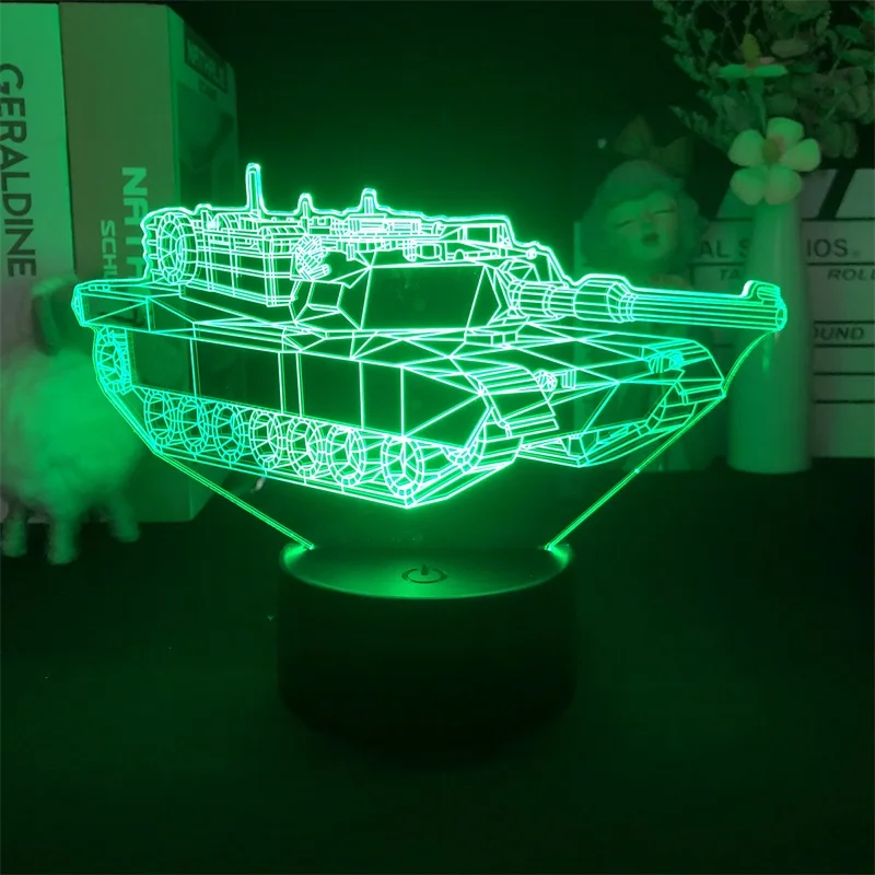 Tank Image Led Night Light Touch Sensor for Bedroom Decor Game Usb 3D Table Lamp Kids Child Gift
Tank Image Led Night Light Touch Sensor for Bedroom Decor Game Usb 3D Table Lamp Kids Child Gift