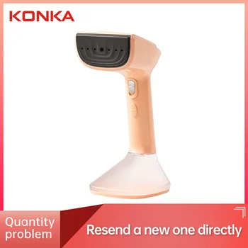 KONKA 가정용 원단 스팀 스티머, 가정용 여행용 물 탱크, 빠른 열 습식 건식 다림질 기계, 1500W, 300ml