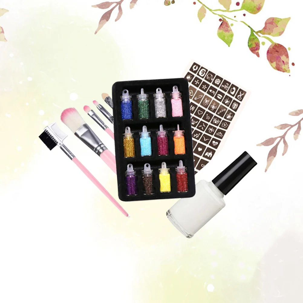 1 Set of Glitter Assorted Template Semipermanent Glitter DIY Tool
1 Set of Glitter Assorted Template Semipermanent Glitter DIY Tool