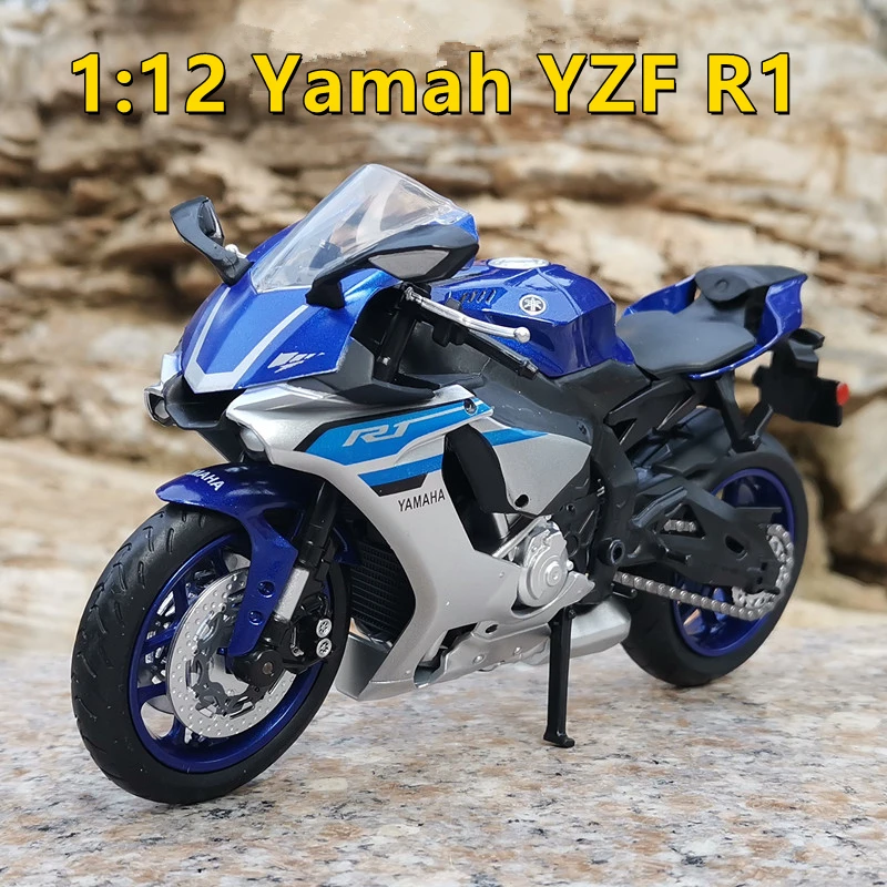 1:12 Scale Yamaha YZF-R1 Alloy Scooter Sport Bike Diecasts Kids Toys Motorcycle Vehicles Racing Model Car Replicas Gift for Boys 
1:12 Scale Yamaha YZF-R1 Alloy Scooter Sport Bike Diecasts Kids Toys Motorcycle Vehicles Racing Model Car Replicas Gift for Boys