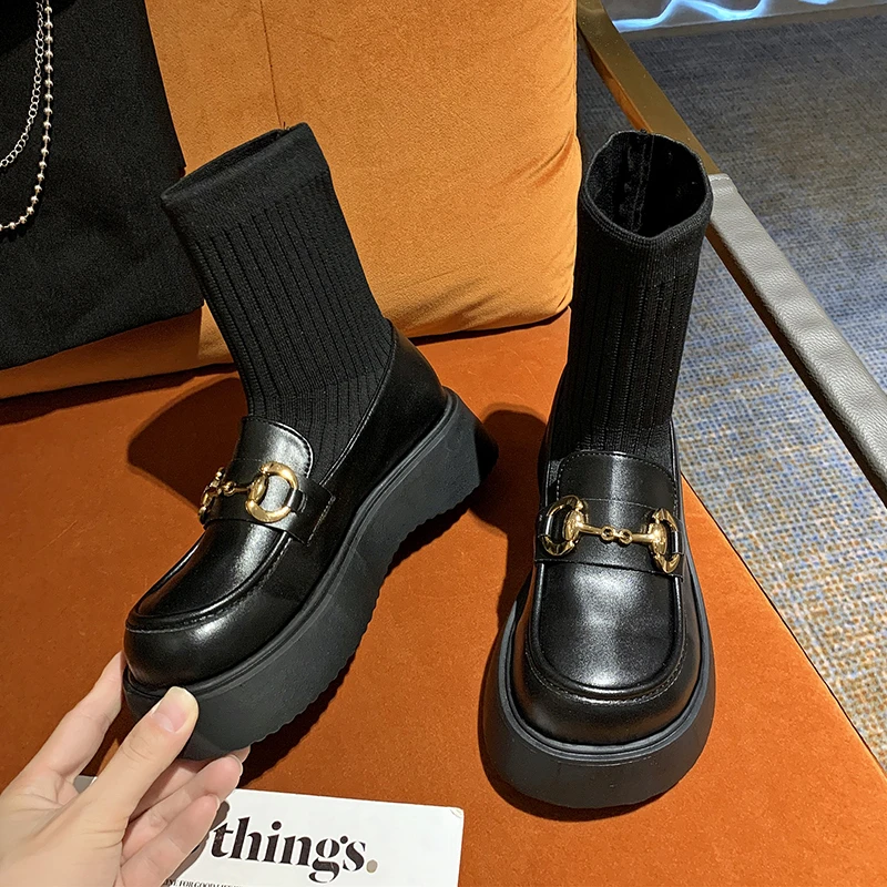 New Lolita Shoes Women Japanese Mary Jane Shoes Ladies Wedge Shoes High Top Stretch Socks 2022 Autumn Platform Women Shoes
New Lolita Shoes Women Japanese Mary Jane Shoes Ladies Wedge Shoes High Top Stretch Socks 2022 Autumn Platform Women Shoes