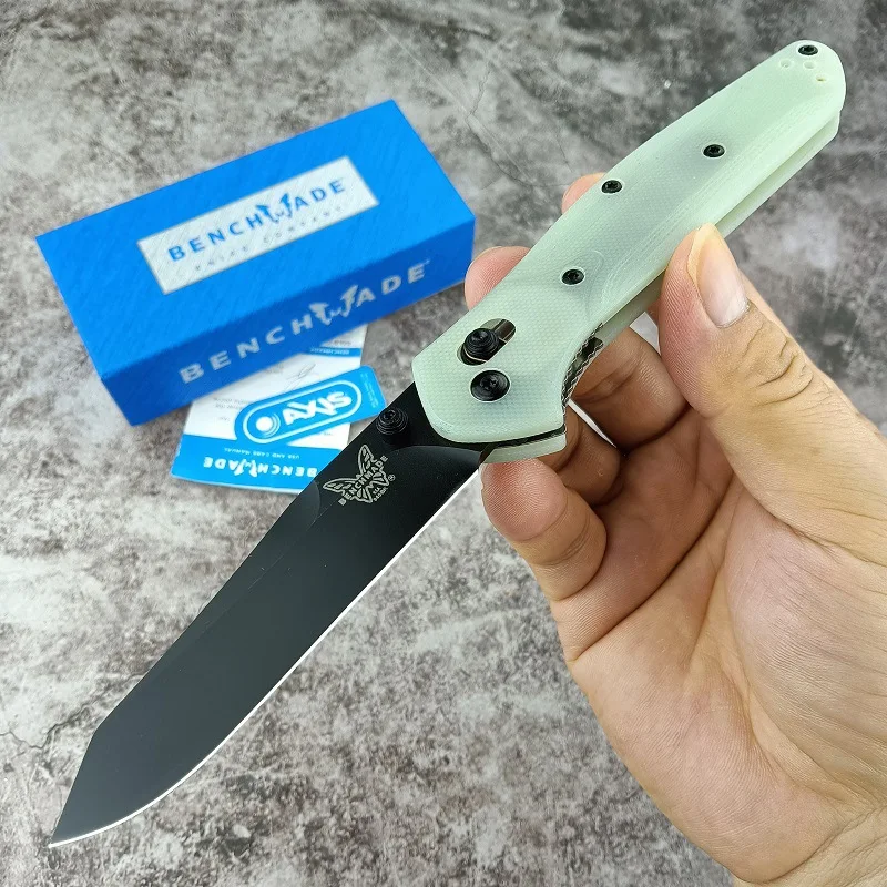 Benchmade 940 Osborne 59HRC Hardness 8Crl4Mov Steel Folding Blade Knife Carbon Fiber Handle Aviation Aluminum Handle Knife
Benchmade 940 Osborne 59HRC Hardness 8Crl4Mov Steel Folding Blade Knife Carbon Fiber Handle Aviation Aluminum Handle Knife