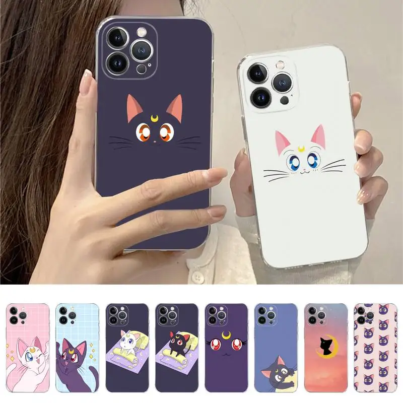 BANDAI Sailor Moon cat Phone Case for iPhone 11 12 13 mini pro XS MAX 8 7 6 6S Plus X 5S SE 2020 XR cover
BANDAI Sailor Moon cat Phone Case for iPhone 11 12 13 mini pro XS MAX 8 7 6 6S Plus X 5S SE 2020 XR cover