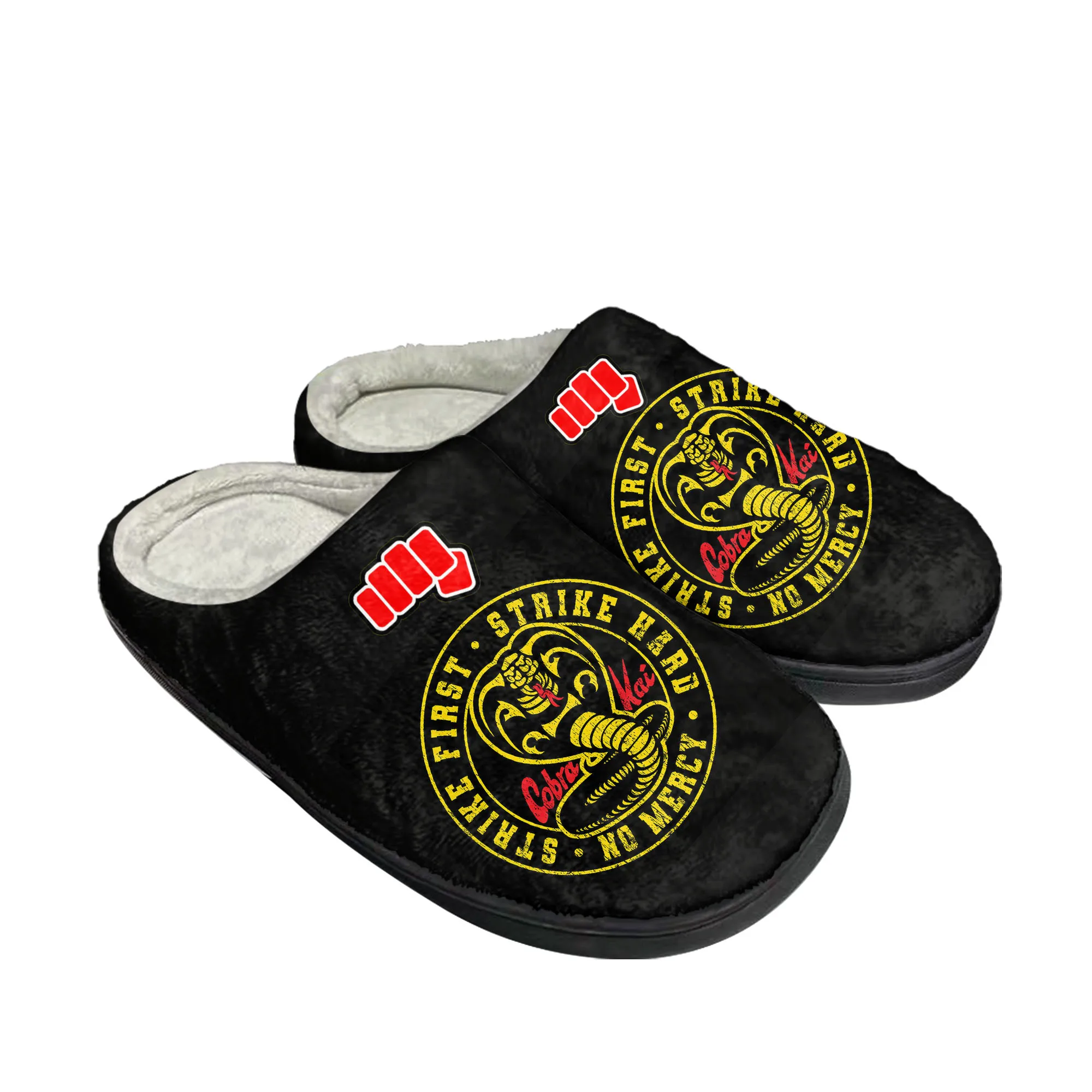 Cobra Kai No Mercy Movie Snake Home Cotton Custom Slippers Mens Womens Sandals Plush Casual Keep Warm Shoes Thermal Slipper
Cobra Kai No Mercy Movie Snake Home Cotton Custom Slippers Mens Womens Sandals Plush Casual Keep Warm Shoes Thermal Slipper