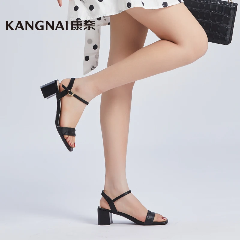 Kangnai Sandals Women Narrow Band Thick Heels Ankle Strap Open Toe Pumps Fashion Ladies Summer Shoes
Kangnai Sandals Women Narrow Band Thick Heels Ankle Strap Open Toe Pumps Fashion Ladies Summer Shoes