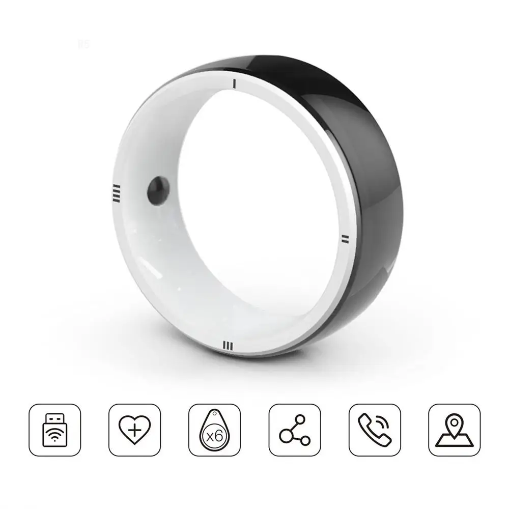 

JAKCOM R5 Smart Ring New product as rfid uid changeable 1k nfc tag clon card pay two way antenna blank key chip ring cards tags