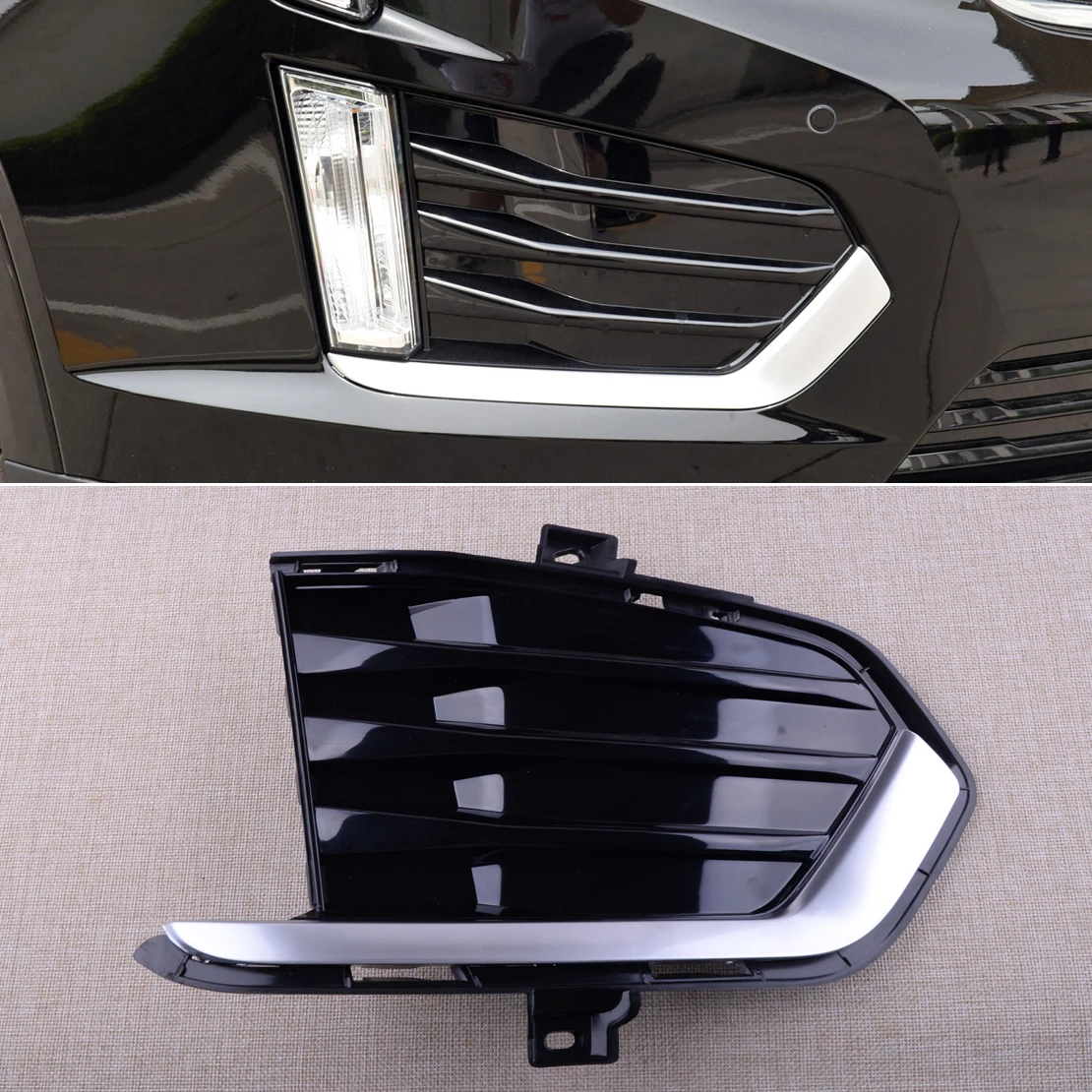 Front Right Side Driving Fog Light Lamp Bezel Cover Grille Fit for Cadillac XT5 Base Premium Luxury 3.6L V6 - Gas 2019 2018 2017
Front Right Side Driving Fog Light Lamp Bezel Cover Grille Fit for Cadillac XT5 Base Premium Luxury 3.6L V6 - Gas 2019 2018 2017